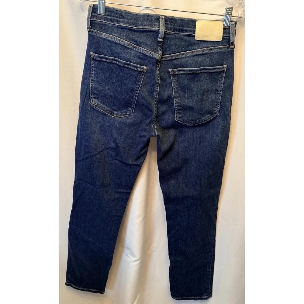 Citizens of Humanity Women's Size 28 Isola Straight Crop Style 2081-1259 Blue